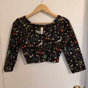 Samantha Pleet Illuminated Crop Top